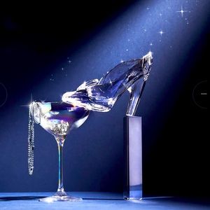 Cinderella Glass Slipper Brush Storage